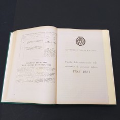 Annuario e agenda dell’automobilista 1954. Leggermente macchiato in copertina 2
