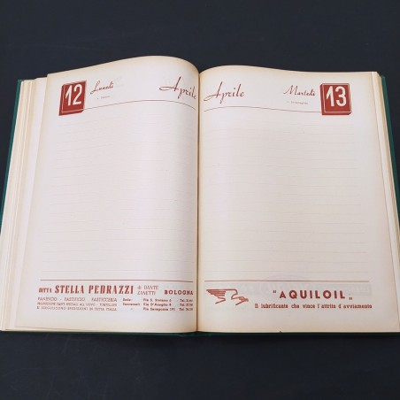 Annuario e agenda dell’automobilista 1954. Leggermente macchiato in copertina