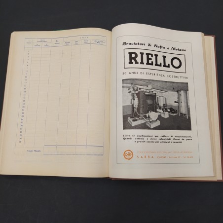 Annuario e agenda dell’automobilista 1956. Leggermente macchiato in copertina