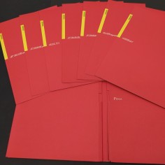 Cartellina stampa Ferrari Press 7 modelli anno 1994 stampato 825/94 2