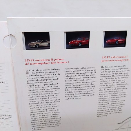 Cartellina stampa Ferrari.68° Salon international de l’auto Geneve 1998 Scollato