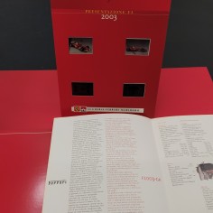 Cartellina stampa Ferrari Press Presentazione F1 2003. Buono 2