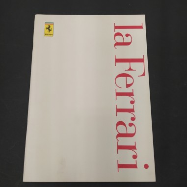 Brochure presentazione stampa La Ferrari 1997 Copertina macchiata