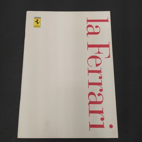 Brochure presentazione stampa La Ferrari 1997 Copertina macchiata