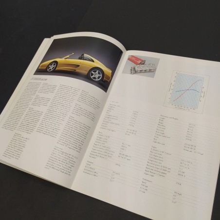 Brochure presentazione stampa La Ferrari 1997 Copertina macchiata