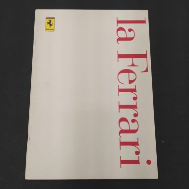 Brochure presentazione stampa La Ferrari 02/1997 Copertina macchiata