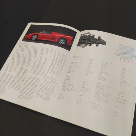 Brochure presentazione stampa La Ferrari 02/1997 Copertina macchiata