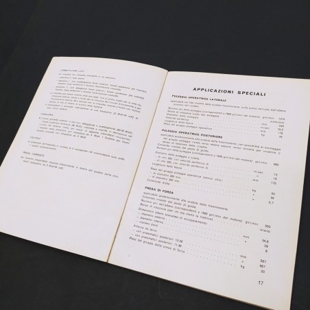 Libretto Uso e manutenzione Trattrice OM mod.35/40 R 1954 5° ed. ottimo