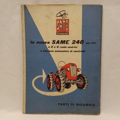 Parti di ricambio La nuova SAME 20 (42HP) a 2 e  4 ruote 1959. Macchiato