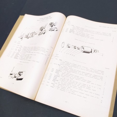 Catalogo parti di ricambio Trattrici a cingoli Fiat Tipo 30. 1940 Ottimo
