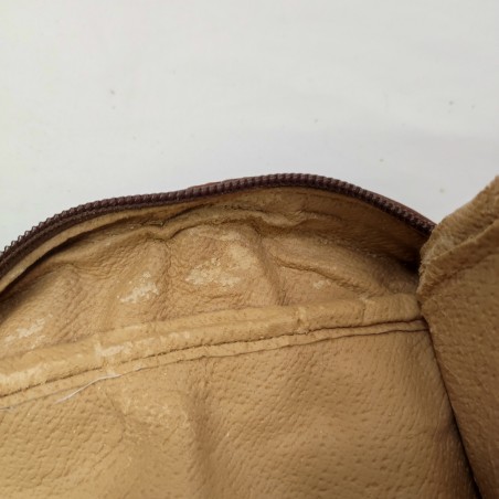 Borsa porta abiti in pelle marrone Oriani Roma nuova