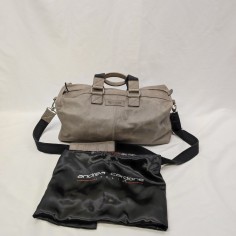 Borsa in pelle tipo sport bag in colore ma creta Andrea Cardone