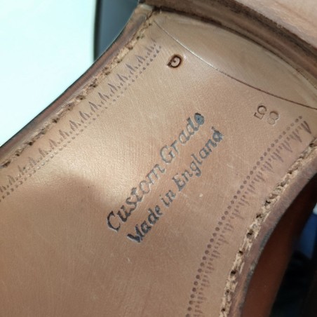 Church's 2000 scarpe uomo in pelle marrone inusate n° 43