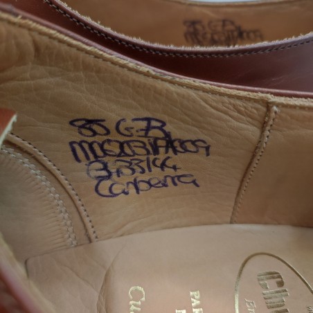 Church's 2000 scarpe uomo in pelle marrone inusate n° 43