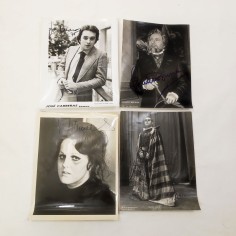 Lotto di 4 foto autografate con cantanti lirici anni 1970