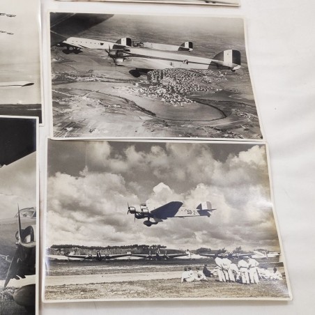 Lotto di 6 foto aerei regia Aviazione anni 30 Caprioni Savoia Marchetti