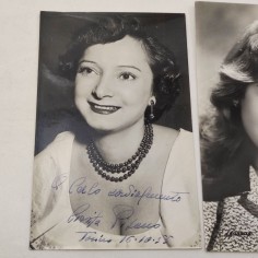 Lotto di 3 foto autografate attori anni 50 Pisano Interlenghi e Casillo 2