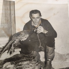 Foto in formato 24x29 cm Fausto Coppi cacciatore 2
