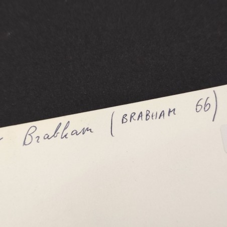 Originale fotografia autografata pilota Jack Brabham