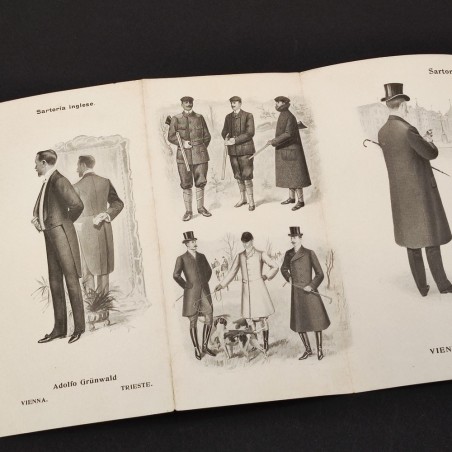 Opuscolo sartoria Adolfo Grundal Vienna - Trieste