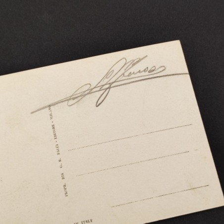 GLORIA SWANSON autografo su cartolina Artisti Associati