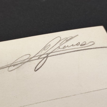 GLORIA SWANSON autografo su cartolina Artisti Associati