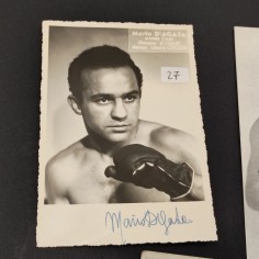3 foto autografate con pugili Mario D'Agata, Ernesto Formenti, Roberto Proietti 2