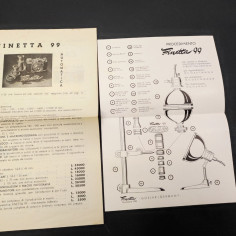 4 borchures cataloghi macchine fotografiche Finetta vari modelli 2