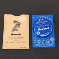 FERRANIA tabella di posa in metallo con bustina