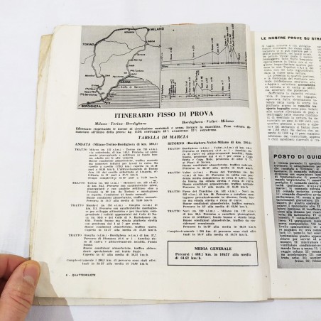 QUATTRORUOTE n° 2 Marzo 1956 Rivista mensile Ed. Domus