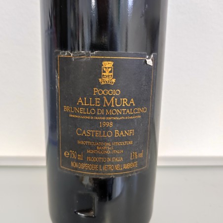 Brunello di Montalcino Poggio alle Mura Castello Banfi 1998 - 75 cl 13%