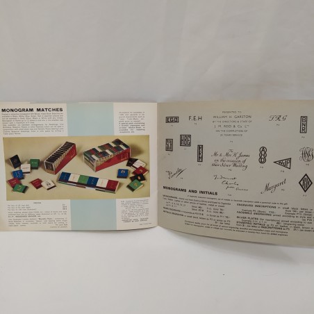 Catalogo Dunhill 1966 e lettera di accompagnamento in inglese Macchie