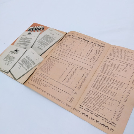 Blocco 3 libretti macchine fotografiche Exakta 24x36 mm italiano e tedesco