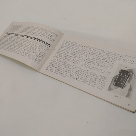 Blocco 3 libretti macchine fotografiche Exakta 24x36 mm italiano e tedesco