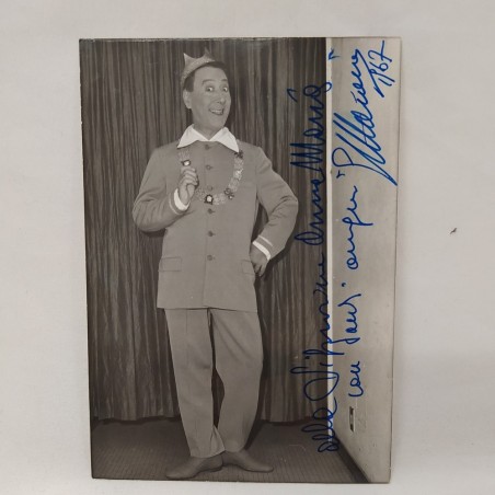 Macario, foto autografata anno 1967 Buona conservazione