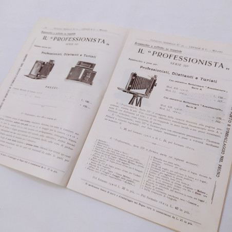 Catalogo Lepage & C. 1903 Apparecchi e Forniture per Fotografia - Macchie