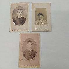 3 foto primo 900 studio fotografico Bozzetti Modena e Colombo Torino. Ingiallite
