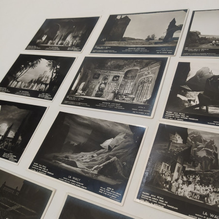 11 cartoline di scena opera Teatro della Scala stagioni varie Buono