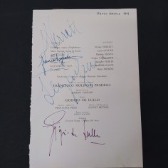 Blocco lirica libretti e foto 1981-82, 1991, 1998,1967 Buono 2