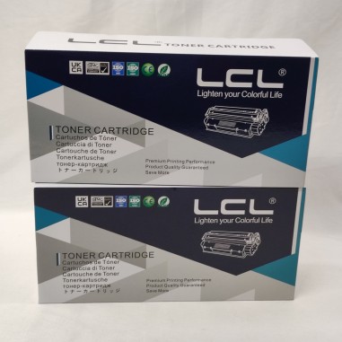 Lotto due confezioni di cartucce nere per toner LCL-TN2420 2410 con chip nuove