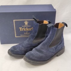 Scarpe stivaletto Tricker's VBS Silvia camoscio blu n° 39 Usate
