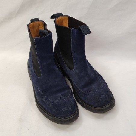 Scarpe stivaletto Tricker's VBS Silvia camoscio blu n° 39 Usate