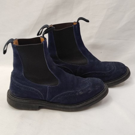 Scarpe stivaletto Tricker's VBS Silvia camoscio blu n° 39 Usate