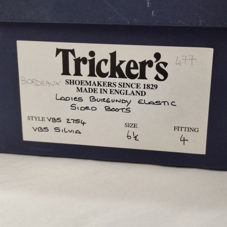 Scarpe stivaletto Tricker's VBS Silvia camoscio blu n° 39 Usate