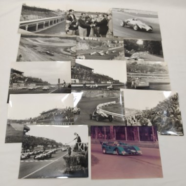 Lotto 14 foto autodromo Vallelunga e costruzione anni 60 Buono