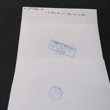 Lotto 14 foto autodromo Vallelunga e costruzione anni 60 Buono