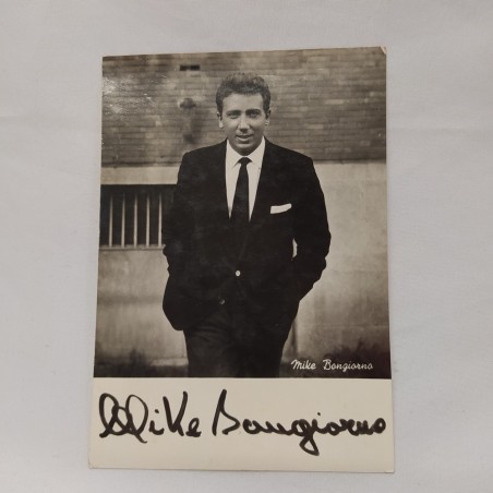 Lotto 12 cartoline autografate cantanti anni 50/70 Buono