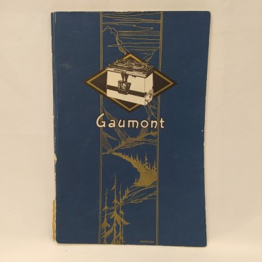 Catalogo prodotti fotografici Gumont 1927 in francese con listino prezzi
