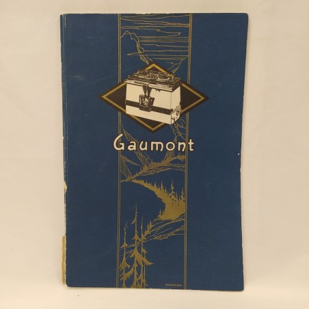 Catalogo prodotti fotografici Gumont 1927 in francese con listino prezzi