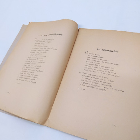 Fascicolo Le favole fasciste con poesie Trilussa 1928 Ingiallimento Annotazioni